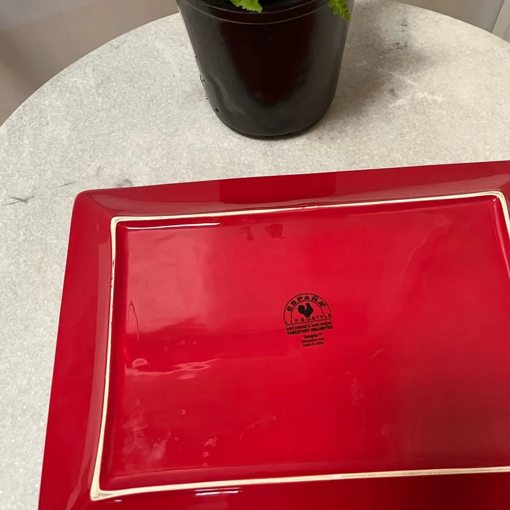 Table Tops Espana Tangier 16” Rectangular Serving Platter